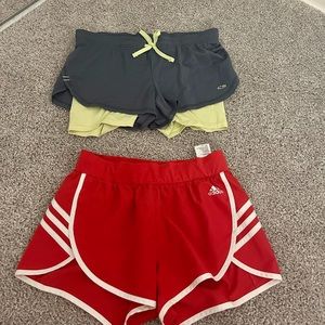 Athletic Shorts Set- Adidas and Champion. Small